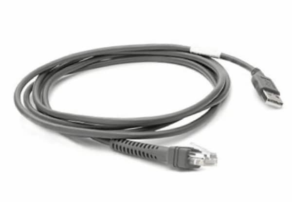 Zebra - Datakabel - RJ-50 (hann) til USB (hann) - 2.1 m - for Zebra DS2208, DS2278, DS8108, DS8108-DL, DS8108-HC, DS8108-SR, DS8178, DS8178-HC