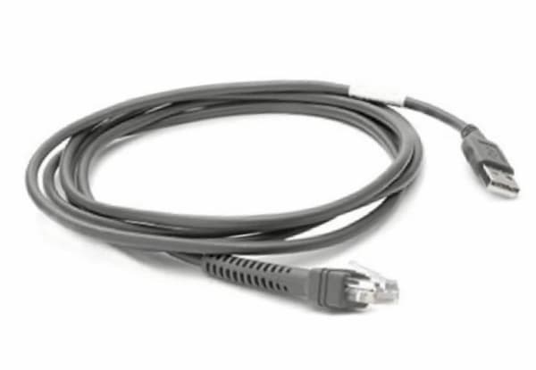Zebra - Datakabel - RJ-50 (hann) til USB (hann) - 2.1 m - for Zebra DS2208, DS2278, DS8108, DS8108-DL, DS8108-HC, DS8108-SR, DS8178, DS8178-HC