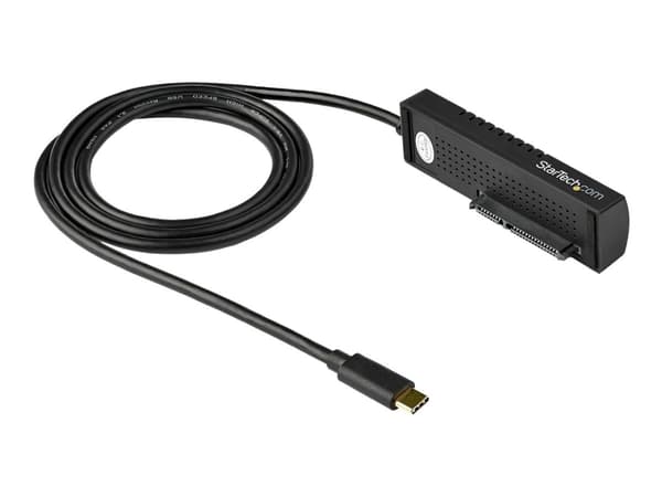 StarTech.com USB C til SATA-adapterkabel - for 2,5 / 3,5" SATA-stasjoner - 10 Gbps - USB 3.1 - SATA til USB-adapter - Ekstern harddiskkabel (USB31C2S