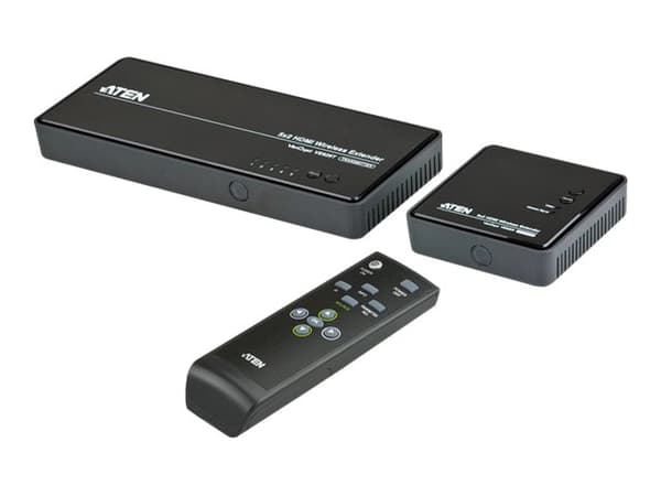 ATEN VE829 AV-forlenger AV-sender og -mottaker Sort