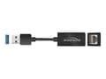 Pikkukuva 3 / 5: DeLOCK 65903, USB A-tyyppi, RJ-45, RJ-45, Musta, 0,135 m, Toiminta/Seikkailu, Teho