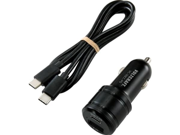 VOLTCRAFT VC-30CC-PD, Universel, Automatisk, 12, 24 V, 30 W, 5, 9, 12 V, Sort