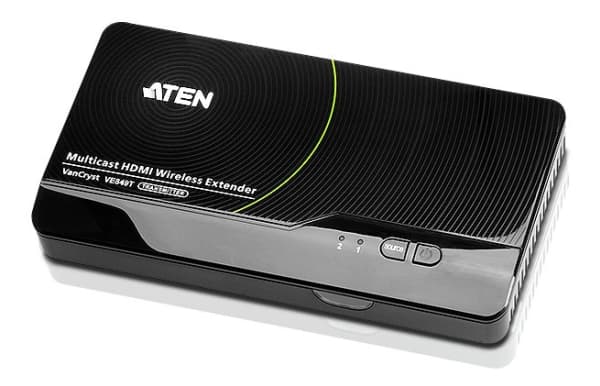 ATEN VE849R AV-forlenger AV-mottaker Sort