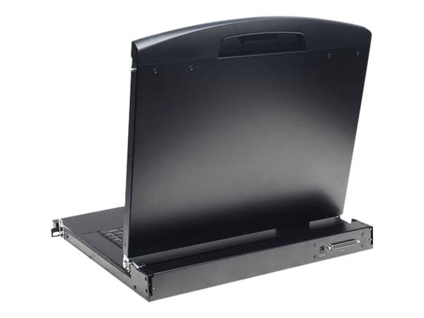 Digitus Professional DS-72211-1GE - KVM-konsoll med KVM-svitsj - 1 port - Tysk - 19" - rackversjon - 1366 x 768 @ 60 Hz - 1000:1 - sortering, RAL 900