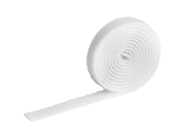 DURABLE CAV-INE GRIP 10 - Kabeladministrasjonsstrip - 1 m - hvit