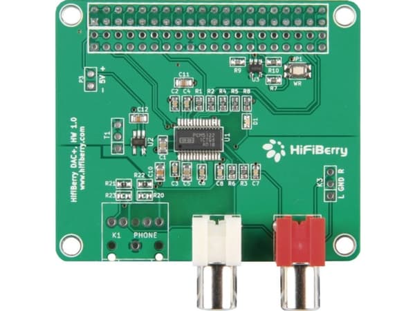 HiFiBerry RB-Hifiberry2 Raspberry Pi® B+ expansionskort