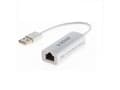 Miniatyrbild 2 av 5: SAVIO CL-24 - Nätverksadapter - USB 2.0 - 10/100 Ethernet x 1 - vit