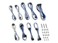 Miniatyrbilde 2 av 5: CableMod Classic ModMesh RT-Series - Strømkabelsett - hvit, blå