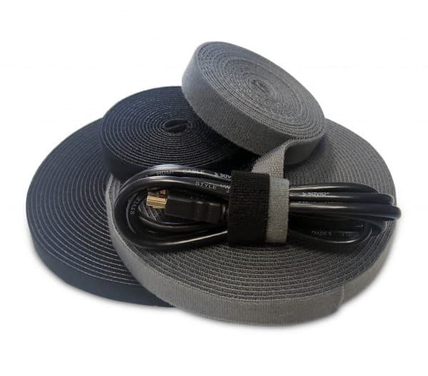 Savio OC-01/B, Kaapelin suojus, Pöytä/Seinä, Velcro, Musta