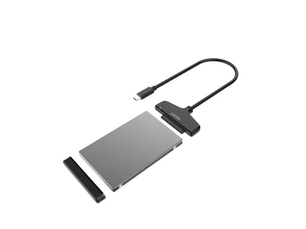 UNITEK Y-1096A, USB Type-C, SATA, Musta, 5 Gbit/s, Laatikko