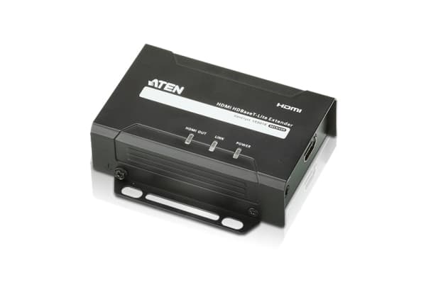 ATEN VE801R, 3840 x 2160 pikseliä, AV-vastaanotin, 70 m, Musta, HDCP
