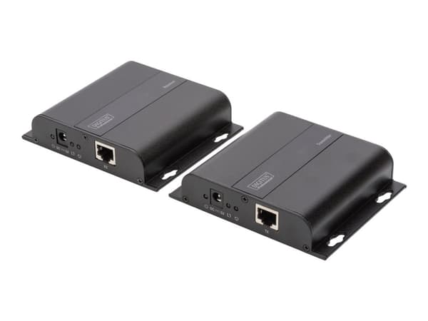 DIGITUS Professional DS-55122 4K HDMI Extender via CAT / IP (Set) - Video/lyd/infrarød-utvider - HDMI - opp til 120 m