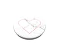 Miniatyrbilde 2 av 5: PopSockets Stoney Heart, E-Bok leser, Mobiltelefon/smarttelefon, Plate / UMPC, Passiv holder, Bil, Innendørs, Utendørs, Marmorfarget, Rød