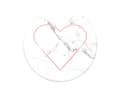 Miniatyrbilde 1 av 5: PopSockets Stoney Heart, E-Bok leser, Mobiltelefon/smarttelefon, Plate / UMPC, Passiv holder, Bil, Innendørs, Utendørs, Marmorfarget, Rød