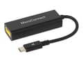 Miniatyrbild 4 av 5: MicroConnect - Adapter för effektkontakt - Slim Tip (hona) till 24 pin USB-C (hane) - 20 V - 3 A - Strömförsörjningsstöd - svart