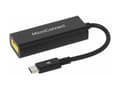 Miniatyrbild 2 av 5: MicroConnect - Adapter för effektkontakt - Slim Tip (hona) till 24 pin USB-C (hane) - 20 V - 3 A - Strömförsörjningsstöd - svart