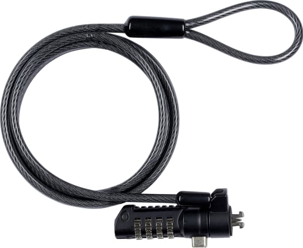 Gearlab GLB220102, 1,8 m, Kensington, Koodi, Hiiliteräs, Musta