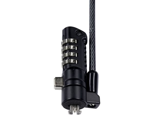 Gearlab GLB220102, 1,8 m, Kensington, Koodi, Hiiliteräs, Musta