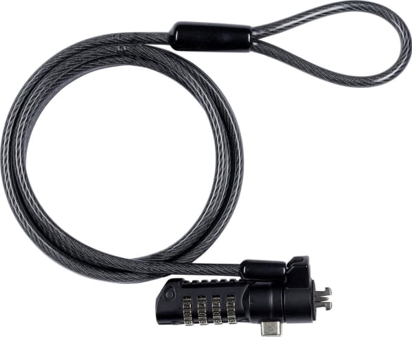 Gearlab GLB220102, 1,8 m, Kensington, Koodi, Hiiliteräs, Musta