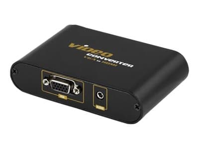 DELTACO - Videokort - 15 pin D-Sub (DB-15), minijack till power DC jack, HDMI - stöd för 1080p