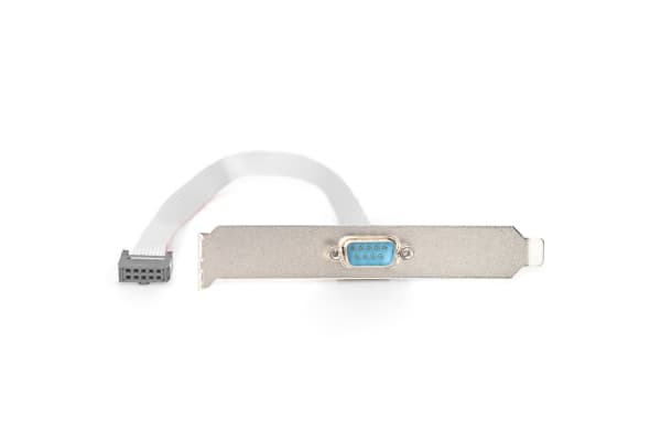 ASSMANN - Sarjapaneeli - DB-9 (han) til 10-PIN IDC (hun) - 25 cm - beige - beige