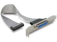 Delock - Parallellpanel - DB-25 (hunn) til 26 pin IDC (hunn) - 22 cm