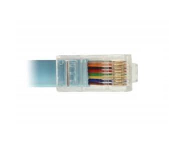 Delock - Seriell kabel - USB (hann) til RJ-45 (hann) - 3 m - EIA-232 - blå