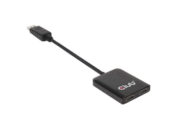 Club 3D SenseVision Multi Stream Transport (MST) Hub CSV-6200H - Video/audiosplitter - 2 x HDMI - skrivbordsmodell
