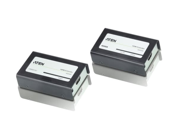 ATEN VanCryst VE800A Cat 5e Audio/Video Extender Transmitter and Receiver Units - Video/lyd-forlenger - HDMI - opp til 60 m