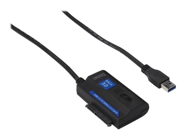 DIGITUS DA-70326 - Lagring/USB3.0-styrenhet - 2.5", 3.5" - SATA 6Gb/s - USB 3.0 Svart