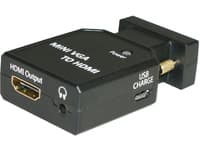 MicroConnect Mini VGA til HDMI Converter - Video transformator - VGA - HDMI
