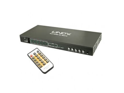 Lindy 38148, HDMI, Metall, Sort, 4096 x 2160 piksler, 7.1 kanaler, 36 bit