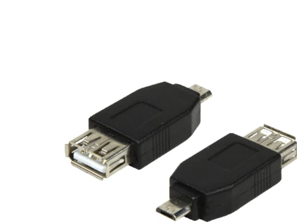 LogiLink - USB-adapter - USB (hunn) til Micro-USB type B (hann) - USB 2.0 - svart