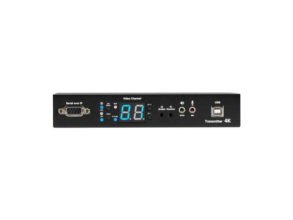 Black Box MediaCento IPX 4K Transmitter - Video/ljud/infraröd/USB/seriell förlängare - sändare - 1GbE, Fibre Channel - USB - fiberoptisk, 1000Base-T