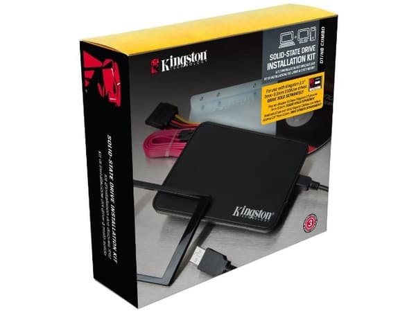 Kingston SSD Installation Kit - Förvaringslåda - 2.5" - SATA 3Gb/s - USB 2.0