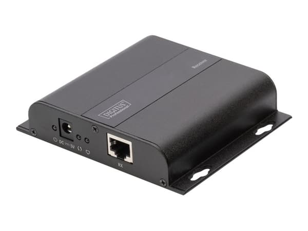 DIGITUS Professional 4K HDMI Extender via CAT / IP (receiver unit) - Video/ljud/infraröd förlängare - mottagare - HDMI - upp till 120 m