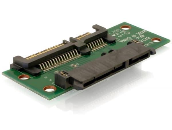 DeLock Adapter Extension - Seriell ATA-adapter - SATA-Anschluss (22 Pins) - SATA-Anschluss (22 Pins) (65092)