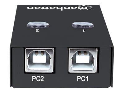 Manhattan 162005, USB 2.0, USB Typ B, 480 Mbit/s, Vit, Akrylnitrilbutadienstyren (ABS), 1,5 m, FCC CE RoHS WEEE