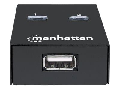 Manhattan 162005, USB 2.0, USB Typ B, 480 Mbit/s, Vit, Akrylnitrilbutadienstyren (ABS), 1,5 m, FCC CE RoHS WEEE