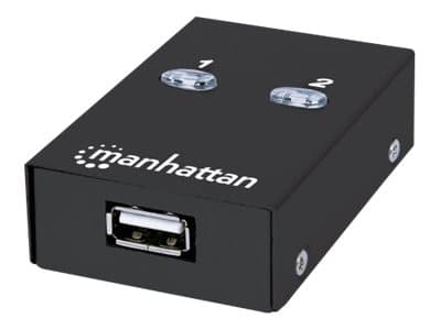 Manhattan 162005, USB 2.0, USB Typ B, 480 Mbit/s, Vit, Akrylnitrilbutadienstyren (ABS), 1,5 m, FCC CE RoHS WEEE