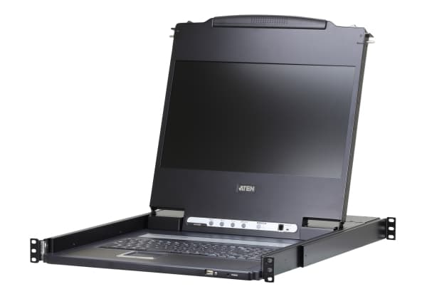 Aten CL6700MW-ATA-2XK07GG, 1920 x 1080 pixlar, Full HD, Rackmontering, 1U, 19,4 W, Svart