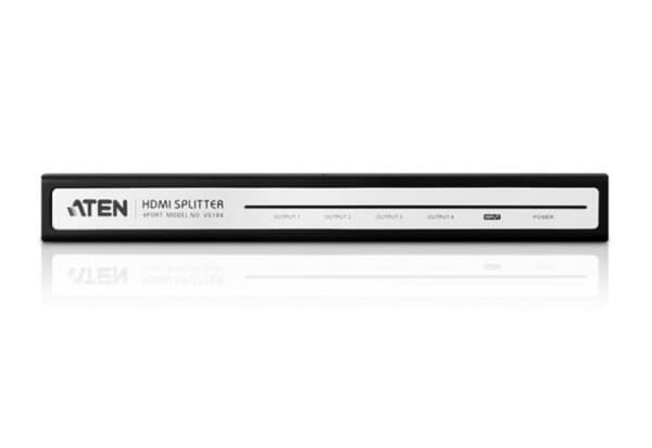 ATEN VanCryst VS184B - Video/lyd-splitter - 4 x HDMI - stasjonær