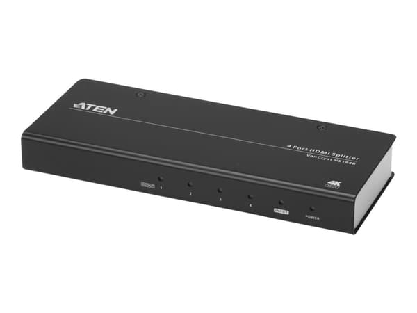 ATEN VanCryst VS184B - Video/lyd-splitter - 4 x HDMI - stasjonær