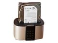 Miniatyrbilde 1 av 5: Freecom mDock - HDD-dokkestasjon - brønner: 1 - 2.5", 3.5" - USB 3.1 (Gen 1) - svart, sølv