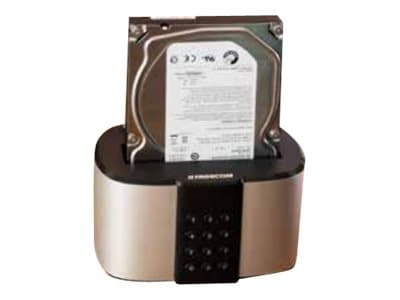 Freecom mDock - HDD-dokkestasjon - brønner: 1 - 2.5", 3.5" - USB 3.1 (Gen 1) - svart, sølv
