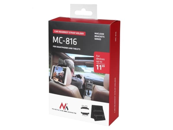 MACLEAN MC-816 Maclean MC-816 Tablettituolin niskatuen pidike, tarranauha, kahvat