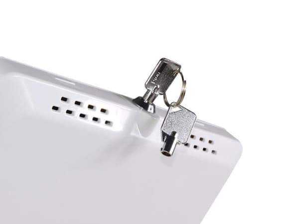 Maclean MC-644 - Ställ - för surfplatta - ABS-plast - svart, vit - skärmstorlek: 9.7"-10.1"