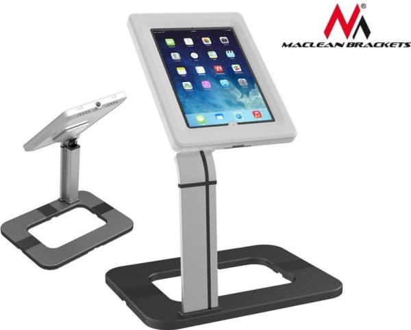 Maclean MC-644 - Ställ - för surfplatta - ABS-plast - svart, vit - skärmstorlek: 9.7"-10.1"
