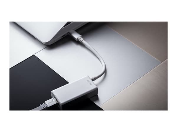 Moshi - Nätverksadapter - USB-C - Gigabit Ethernet x 1 - silver