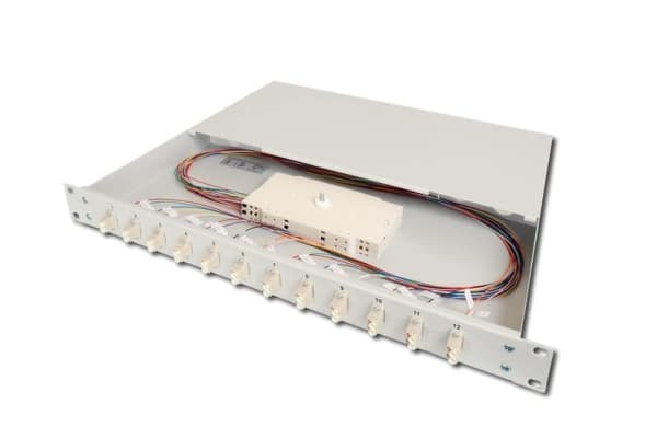 Digitus DN-96332/9, LC, Harmaa, Terästä, OS2, 1 kpl, 515 mm